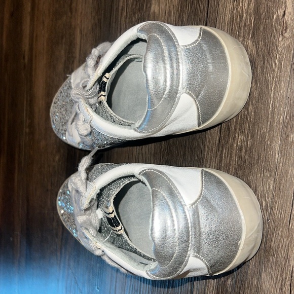 Silver Glitter Women's Sneakers - Picture 4 of 7